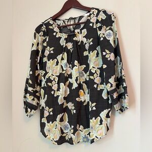 LC Lauren Conrad, Women’s XS, Floral Blouse